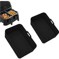 Silicone Air Fryer Liner for Ninja Dual, 2PCS