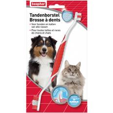 Beaphar Chien Animaux de compagnie Beaphar Brosse À Dents Pour Chien Et Chat - Rouge