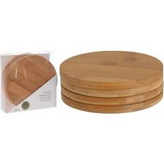 Bruna Glasunderlägg Excellent Houseware MömaX 784200160 set 4 Glasunderlägg