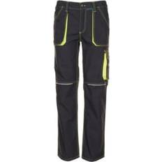 Planam Bundhose Basalt Neon anthrazit/gelb