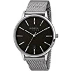 Herre EW0458 Sort Sølv Ur Ø 41 mm