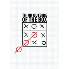 White Posters Grindstore Think Outside The Box Mini Poster