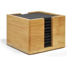 Black Coasters Joeji’s Set of 10 Drink made of Natural Coaster