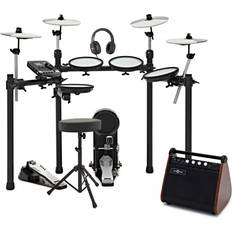 Gear4music Digital Drums 520 Electronic Drum Kit Amp Pack