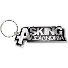 ROCK OFF Asking Alexandria: Keychain/Logo Enamel In-fill