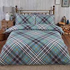 Rapport Tartan Brushed Cotton Single Duvet Cover