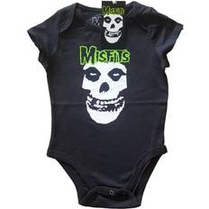S Bodysuits Children's Clothing Misfits 0-3 Months, Black Misfits Childrens/Kids Skull Logo Babygrow