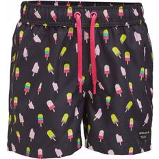Björn Borg Bjorn Borg Ice Cream Boys Swim Shorts, Black Age 12-14