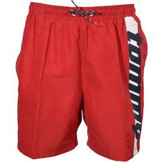 Tommy Hilfiger Boys Swim Shorts Tommy Hilfiger Block Logo Boys Swim Shorts, Red Age 12-14