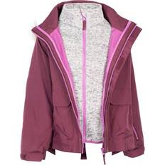 Pink Jackets Trespass Outshine in TP50 Jacket Maroon 9-10 Years