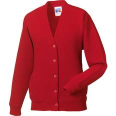 S Collegegensere Jerzees Schoolgear Childrens Fleece Cardigan 7-8 Classic Red