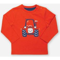 Orange T-shirts Happy Tractor T-Shirt Orange 3-6