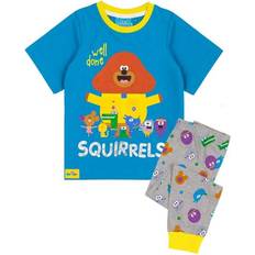 Hey Duggee Boys Well Done Squirrels Character Long Pyjama Set 18-24 Months Blue/Grey