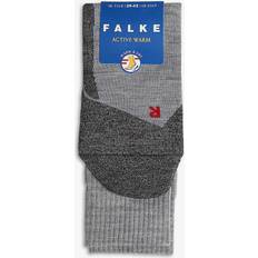 Acrylic Underwear Falke Boys Grey Kids Active Warm & dry Stretch-woven Socks Years 31-34