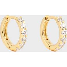 Izabel Display Mini hoop Guld/vit