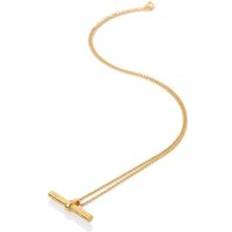 Hot Diamonds Ciondoli e Pendenti Hot Diamonds x Jac Jossa Gold Plated Sterling Silver Bar Pendant Silver