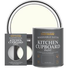Paint Rust-Oleum Kitchen Cupboard Paint, Satin Finish ANTIQUE White