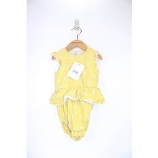Yellow Bodysuits Children's Clothing Polarn O. Pyret Baby Bodysuit Yellow 9-12m x