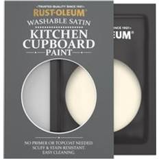 Rust-Oleum Wall Paints - Yellow Rust-Oleum Kitchen Cupboard Satin Finish Tester Sachet Clotted Cream Wall Paint Yellow