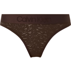 Marron - String Culottes Calvin Klein String Femme Underwear - Marron