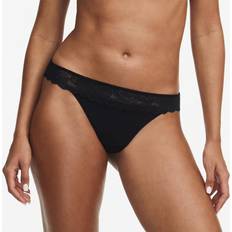 Blumen Slips Chantelle String Floral Touch String - Schwarz