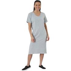 Grå - L Kjoler Pieces Neora Ss Fold Up Dress - Grey