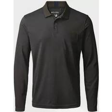 Langærmet polo t-shirt