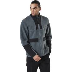 Buitenkleding Adidas Terrex Sherpa Fullzip Fleece - Blue Oxide/Black