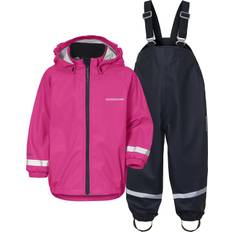 Hosenträger Regenanzüge Didriksons Cloudman Kid's Set - Plastic Pink (504230-322)