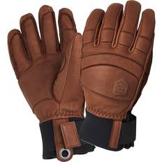 Braun - Skifahren Handschuhe Hestra Fall Line Skihandschuhe Brown Brown