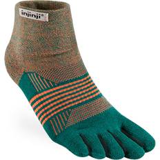 Injinji Chaussettes injinji Trail Midweight Mini-crew Socks Beige,Green 35-40 Woman 3-6.5