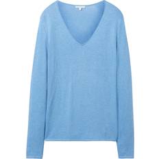 Tom Tailor Rollkragenpullover sweater basic v-neck blau