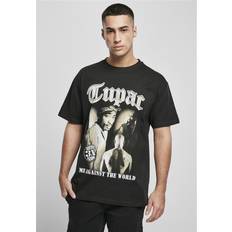 Mister Tee Herren Tupac MATW Sepia Oversize Black