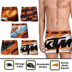 Vêtements KTM Herren T275-1 Boxer Mikrofaser 92% Polyester 8% Elasthan mehrfarbig, Pack De T275/1