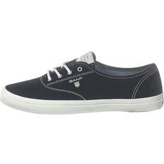 Gant Dame Sneakers Gant Preptown Low Lace Shoes G69 Marine, Female, Sko, Flade sko, Sneakers, Sort