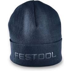 Akryl Kepsar Festool Fan Knitted Beanie Hat Blue One