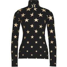 Goldbergh Vaatteet Goldbergh Womens 7100 Premier Metallic Star-print Stretch-woven top