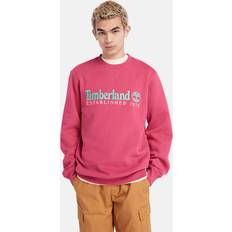 Timberland Dam Tröjor Timberland Vintage Crewneck Sweatshirt 1973 Logo - Red