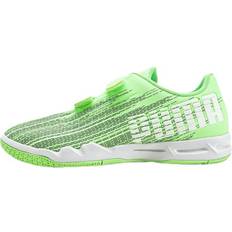 Puma Håndboldsko Puma Adrenalite 4.1 V Junior White/Green, Unisex, Sko, Træningssko, Håndbold, Grøn