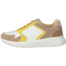 Gant Dam Skor Gant Cocoville G294 Br.wht/beige/yello, Female, Skor, Sneakers, Sneakers, Brun