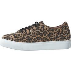 Dasia Skor Dasia Starlily Lace Up Leo, Female, Skor, Sneakers, Sneakers, Brun