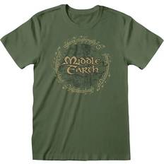 Klær Lord Of The Rings Unisex Adult Middle Earth T-Shirt Green