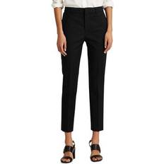 Lauren Ralph Lauren Byxor Lauren Ralph Lauren Bomull Slim Leg Pant Långärmade Skjortor - Sort