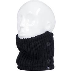 Heat Holders Unisex Button Up Neck Warmer Black