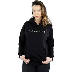 Friends Logo Cotton Hoodie Black