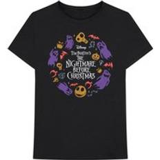 Nightmare Before Christmas Flight Cotton T-Shirt Black