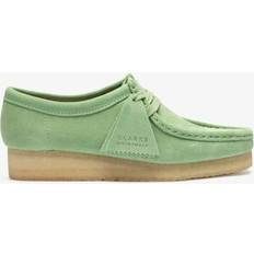 Damen - Grün Mokassins Clarks Wallabee Green