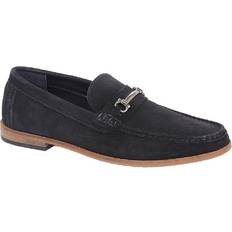 Roamers Suede Slip-on Casual Shoes Navy