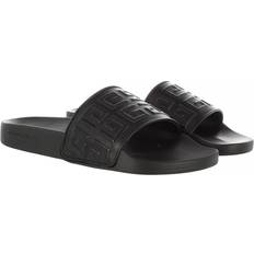 Givenchy Sloffen en Sandalen Givenchy 4G Flat Sandals Leather - Zwart