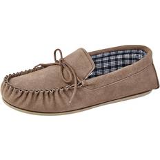 Brown - Men Moccasins Mokkers BRUCE Mens Moccasin Slippers Taupe: